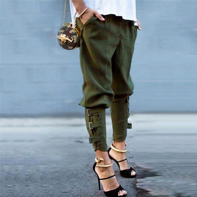 Sanmar™ Buckle Cuff Harem Pants