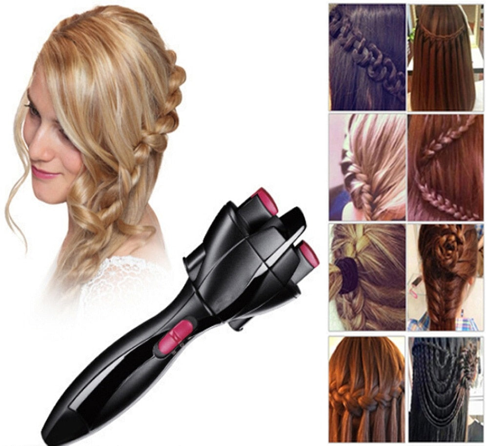 Smart electric hair braider
