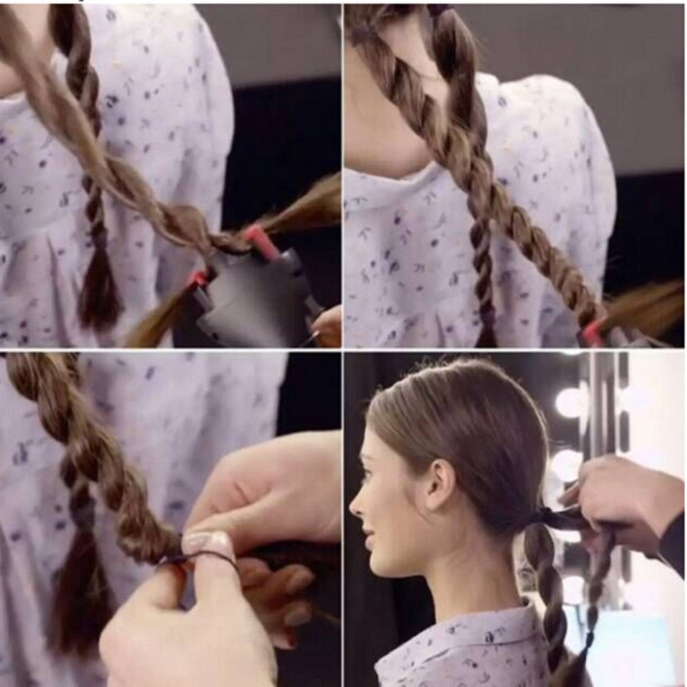 Smart electric hair braider